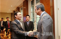 Phó Thủ tướng Vương Đình Huệ làm việc với lãnh đạo WTO